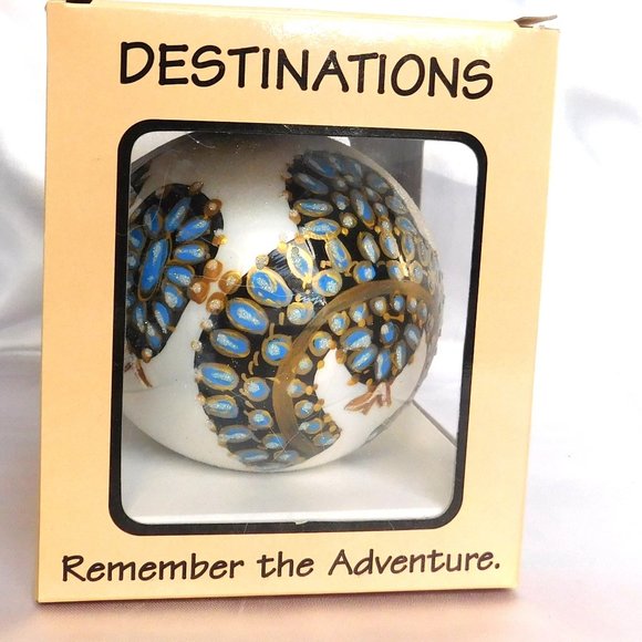 Lot Of Handmade 3.5" Glass Destinations Ornament to Remember Made in Poland - Picture 3 of 15